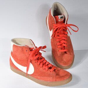 Nike Blazer Mid Suede Rusty Orange Gum Basketball size 8